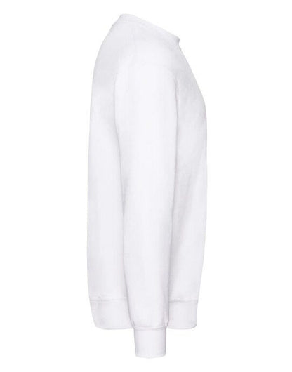 Fruit Of The Loom FOTL Mens Classic Set-In Sweat - White