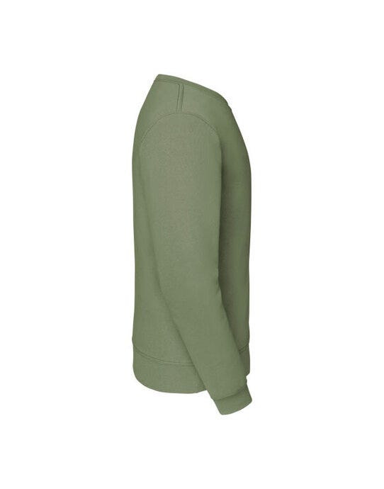 Fruit Of The Loom FOTL Mens Classic Set-In Sweat - Classic Olive