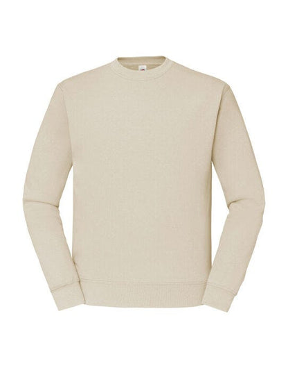 Fruit Of The Loom FOTL Mens Classic Set-In Sweat - Natural