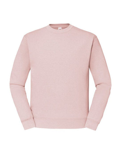 Fruit Of The Loom FOTL Mens Classic Set-In Sweat - Powder Rose