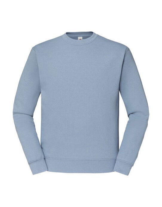 Fruit Of The Loom FOTL Mens Classic Set-In Sweat - Mineral Blue