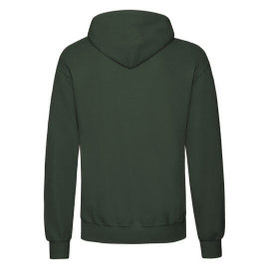 Fruit Of The Loom FOTL Mens Classic Hooded Sweat - Bottle Green