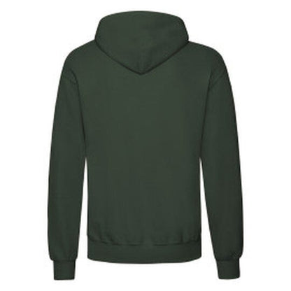 Fruit Of The Loom FOTL Mens Classic Hooded Sweat - Bottle Green
