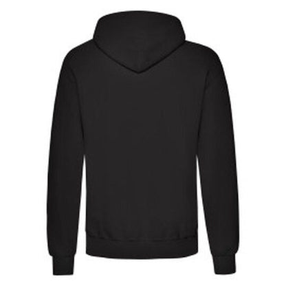 Fruit Of The Loom FOTL Mens Classic Hooded Sweat - Black