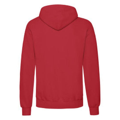 Fruit Of The Loom FOTL Mens Classic Hooded Sweat - Red