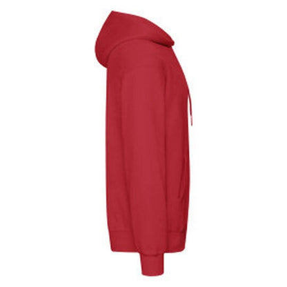 Fruit Of The Loom FOTL Mens Classic Hooded Sweat - Red