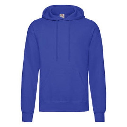 Fruit Of The Loom FOTL Mens Classic Hooded Sweat - Royal