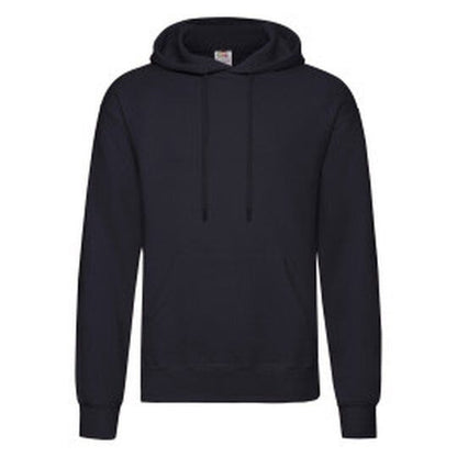 Fruit Of The Loom FOTL Mens Classic Hooded Sweat - Deep Navy