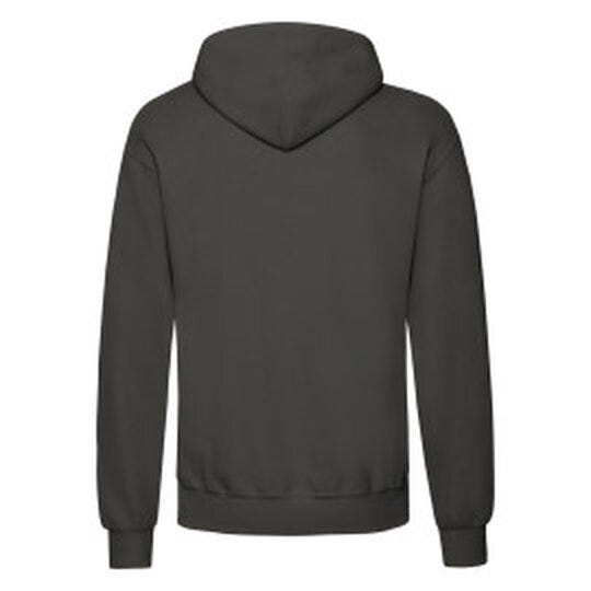 Fruit Of The Loom FOTL Mens Classic Hooded Sweat - Light Graphite
