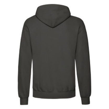 Fruit Of The Loom FOTL Mens Classic Hooded Sweat - Light Graphite