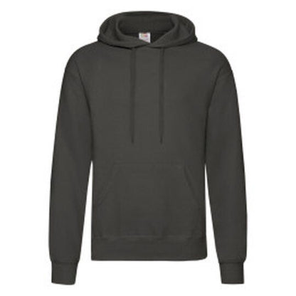 Fruit Of The Loom FOTL Mens Classic Hooded Sweat - Light Graphite