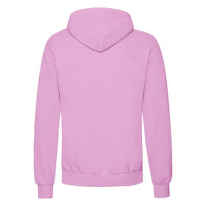 Fruit Of The Loom FOTL Mens Classic Hooded Sweat - Light Pink