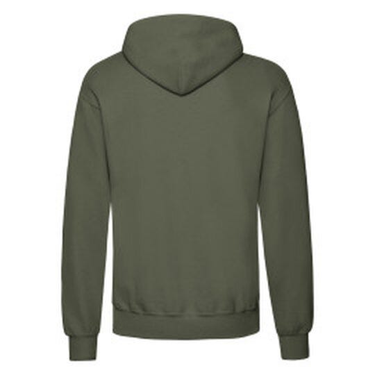 Fruit Of The Loom FOTL Mens Classic Hooded Sweat - Classic Olive