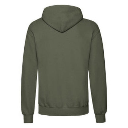 Fruit Of The Loom FOTL Mens Classic Hooded Sweat - Classic Olive