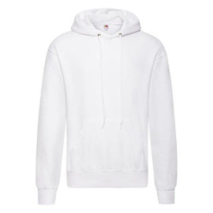 Fruit Of The Loom FOTL Mens Classic Hooded Sweat - White