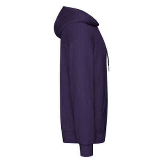 Fruit Of The Loom FOTL Mens Classic Hooded Sweat - Purple