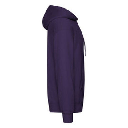 Fruit Of The Loom FOTL Mens Classic Hooded Sweat - Purple