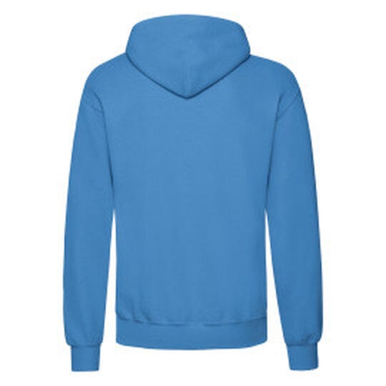 Fruit Of The Loom FOTL Mens Classic Hooded Sweat - Azure Blue