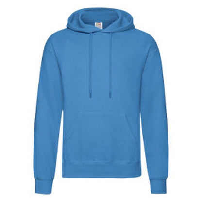 Fruit Of The Loom FOTL Mens Classic Hooded Sweat - Azure Blue