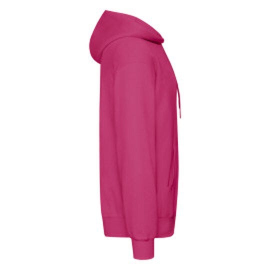 Fruit Of The Loom FOTL Mens Classic Hooded Sweat - Fuchsia