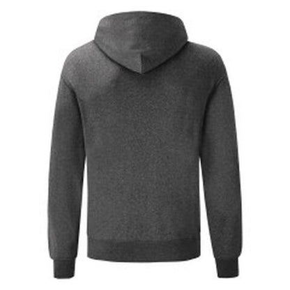 Fruit Of The Loom FOTL Mens Classic Hooded Sweat - Dark Heather