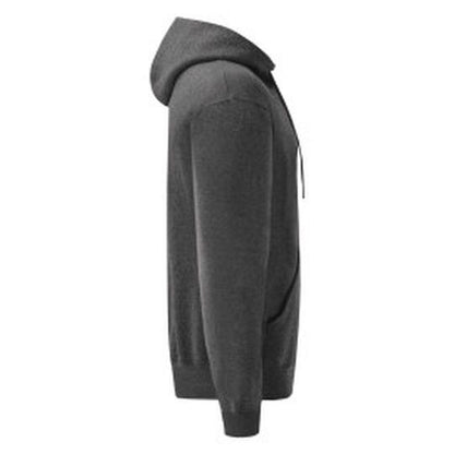 Fruit Of The Loom FOTL Mens Classic Hooded Sweat - Dark Heather