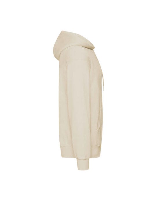 Fruit Of The Loom FOTL Mens Classic Hooded Sweat - Natural