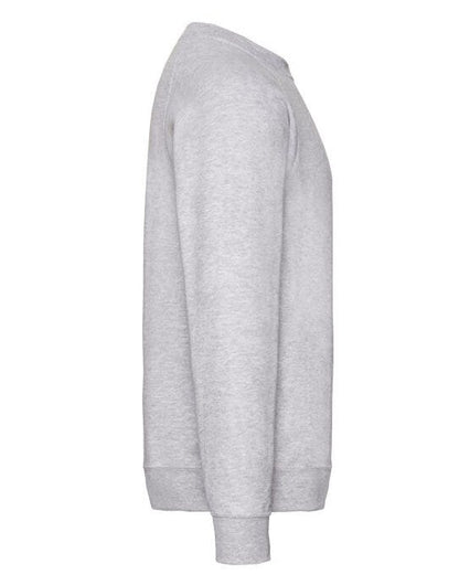 Fruit Of The Loom FOTL Mens Classic Raglan Sweat - Heather Grey