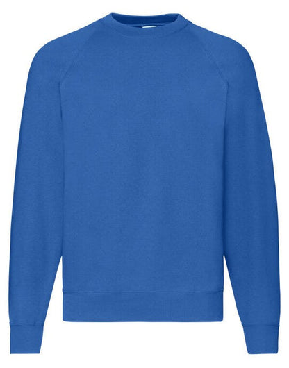 Fruit Of The Loom FOTL Mens Classic Raglan Sweat - Royal