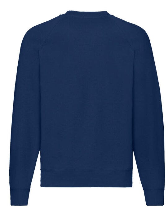 Fruit Of The Loom FOTL Mens Classic Raglan Sweat - Navy Blue