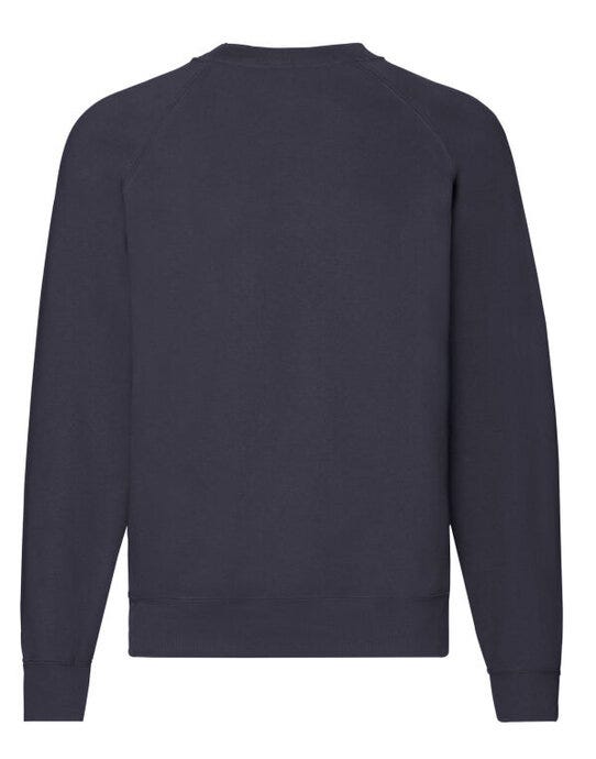 Fruit Of The Loom FOTL Mens Classic Raglan Sweat - Deep Navy