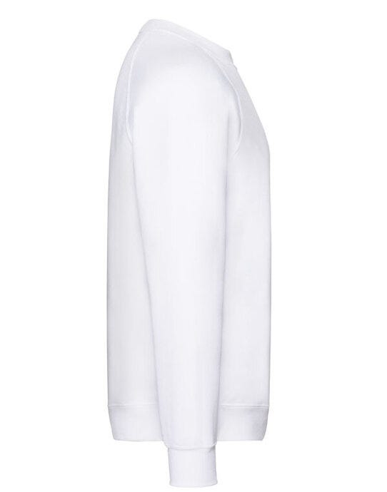 Fruit Of The Loom FOTL Mens Classic Raglan Sweat - White