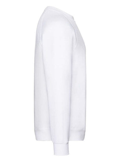 Fruit Of The Loom FOTL Mens Classic Raglan Sweat - White