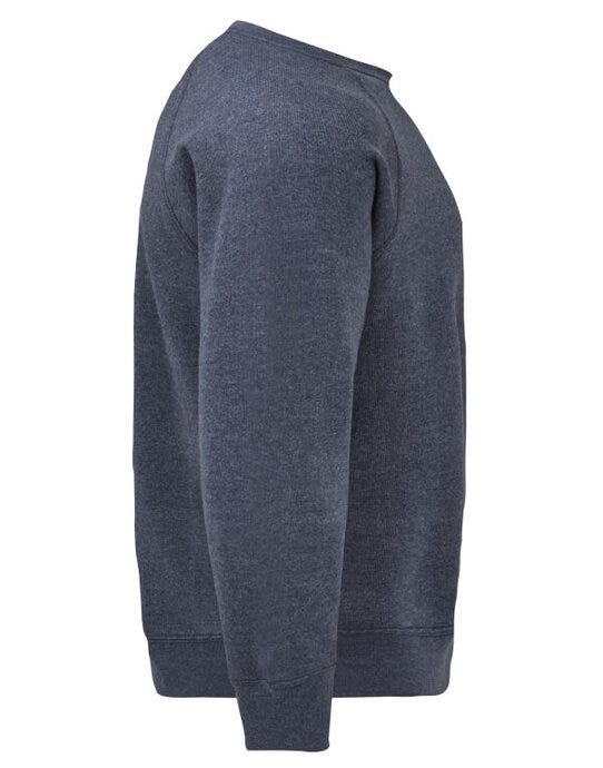 Fruit Of The Loom FOTL Mens Classic Raglan Sweat - Vintage Heather Navy