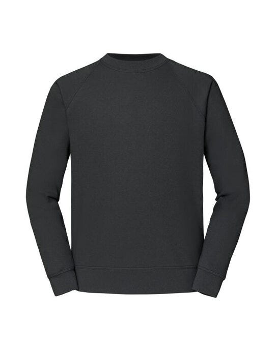Fruit Of The Loom FOTL Mens Classic Raglan Sweat - Light Graphite