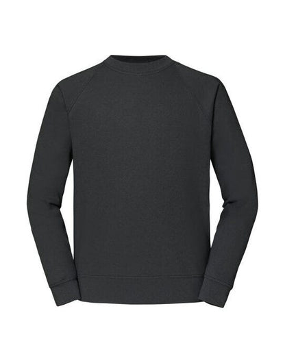 Fruit Of The Loom FOTL Mens Classic Raglan Sweat - Light Graphite
