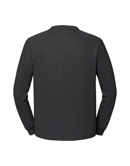 Fruit Of The Loom FOTL Mens Classic Raglan Sweat - Light Graphite