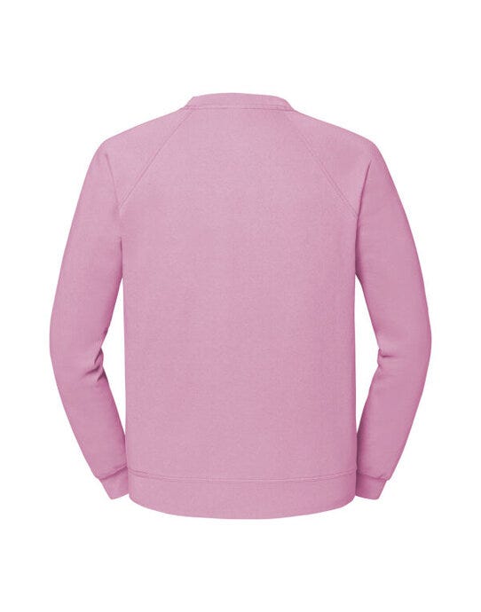 Fruit Of The Loom FOTL Mens Classic Raglan Sweat - Light Pink