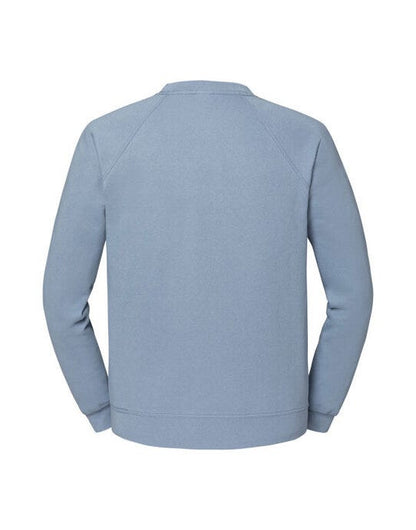 Fruit Of The Loom FOTL Mens Classic Raglan Sweat - Mineral Blue