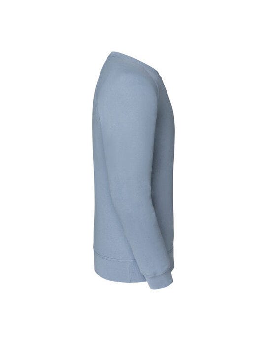 Fruit Of The Loom FOTL Mens Classic Raglan Sweat - Mineral Blue