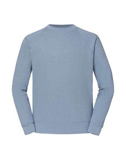 Fruit Of The Loom FOTL Mens Classic Raglan Sweat - Mineral Blue