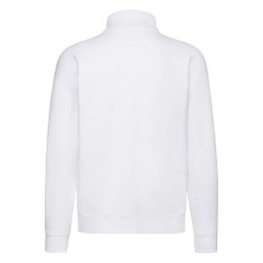 Fruit Of The Loom FOTL Mens Premium Sweat Jacket - White