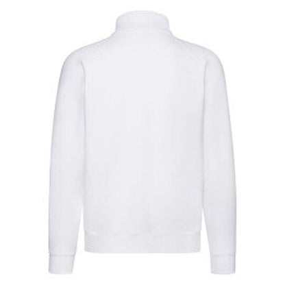 Fruit Of The Loom FOTL Mens Premium Sweat Jacket - White
