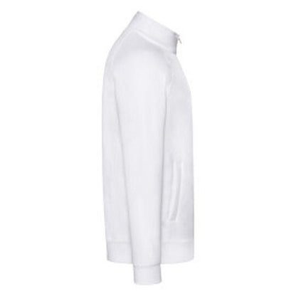 Fruit Of The Loom FOTL Mens Premium Sweat Jacket - White