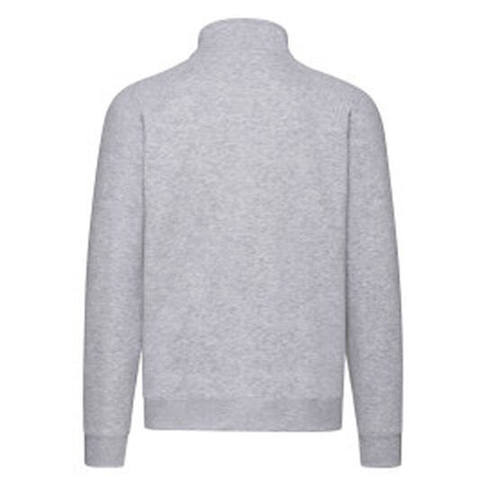 Fruit Of The Loom FOTL Mens Premium Sweat Jacket - Heather Grey