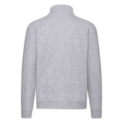 Fruit Of The Loom FOTL Mens Premium Sweat Jacket - Heather Grey