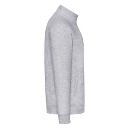 Fruit Of The Loom FOTL Mens Premium Sweat Jacket - Heather Grey