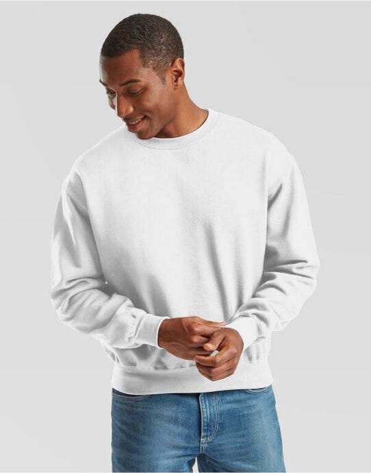 Fruit Of The Loom FOTL Supercotton Sweat - White
