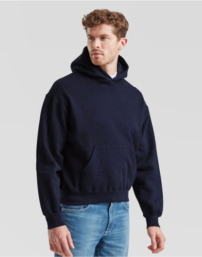 Fruit Of The Loom FOTL Supercotton Hooded Sweat - Deep Navy