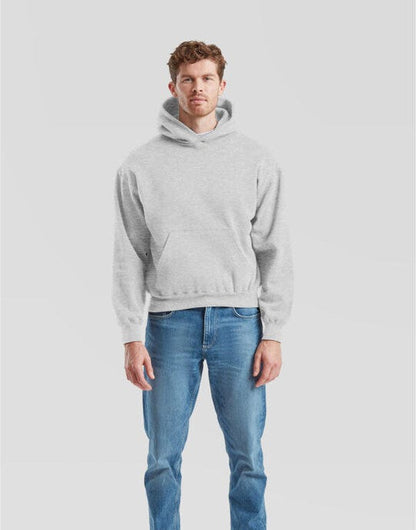 Fruit Of The Loom FOTL Supercotton Hooded Sweat - Athletic Heather